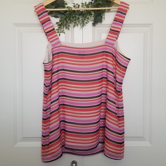 EUC CAbi Mod Stripe Banded Cami Tank #3448 - Picture 2 of 11